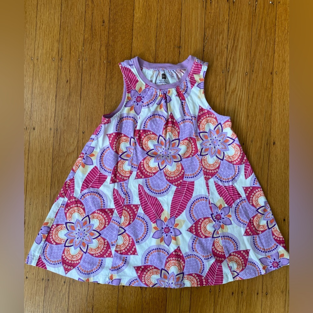 Tea Collection Toddler Girls Floral Sleeveless Dress